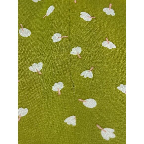 J.O.A. Kiwi Jumpsuit M Sheer Semi Lined Floral Summer Coastal Vacation Resort - Picture 11 of 11